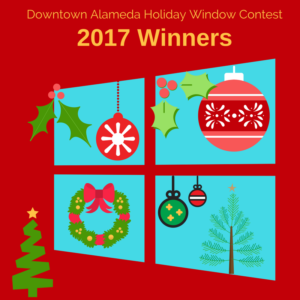 Downtown Alameda Holiday Window Contest 2017 Winners