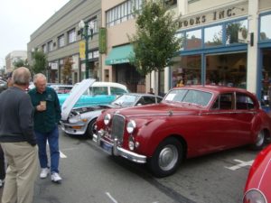 Car Show and Books Inc Downtown Alameda Classic Car Show on Park Street