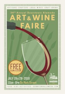 Downtown Alameda Art & Wine Faire 2018