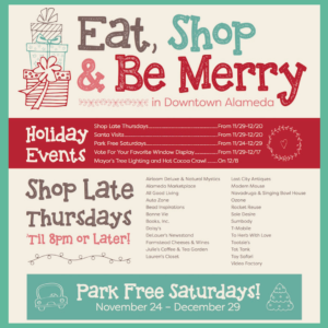 Holiday Events in Downtown Alameda