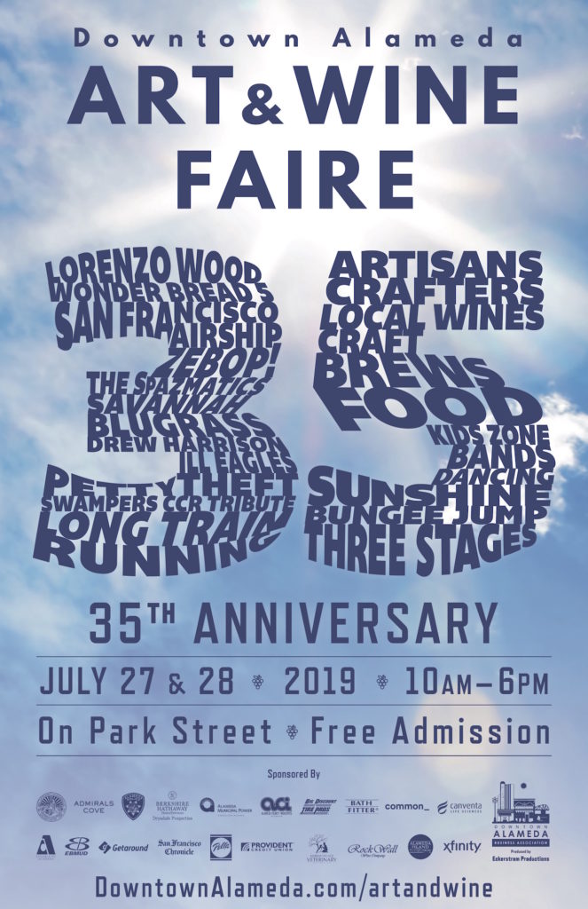Art&WineFaire-2019-Poster 2019 Downtown Alameda Art & Wine Faire on Park Street