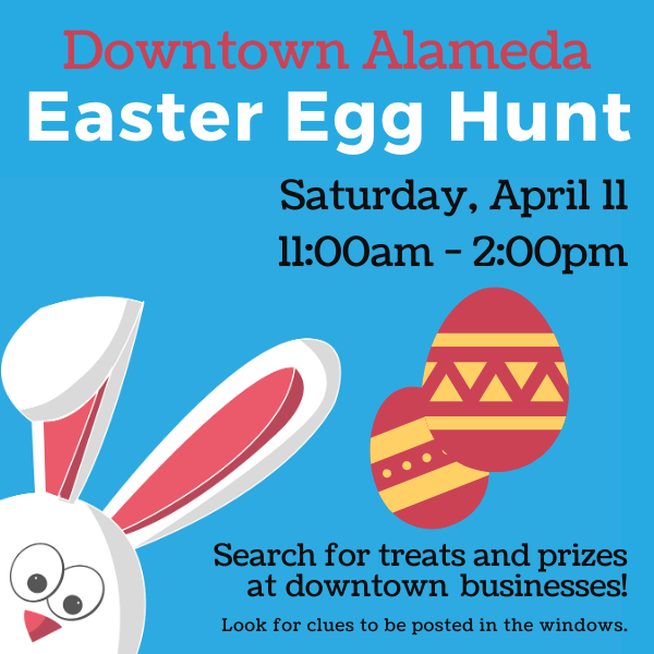 Egg Hunt 2020 - web square Downtown Alameda Egg Hunt