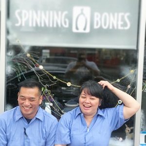 Spinning Bones hosts