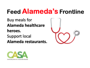 Buy meals for healthcare workers at Alameda Hospital - campaign by CASA.