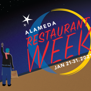 Alameda Restaurant Week 2021 logo