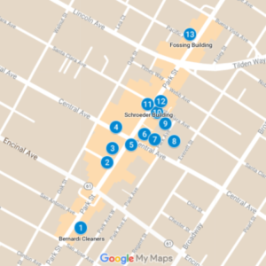 Downtown Alameda Historic Walking Tour map image