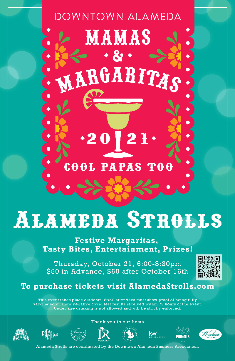 Mamas & Margaritas Stroll 2021 poster