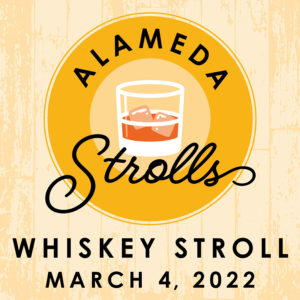 Downtown Alameda Whiskey Stroll 2022 logo