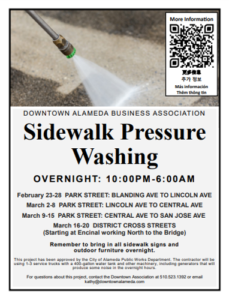 Sidewalk Pressure Washing Flyer - March 2022