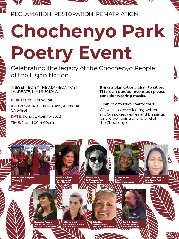 Chochenyo Park Poetry Event