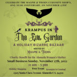 Krampus in The Evil Garden: A Holiday Bizarre Bazaar