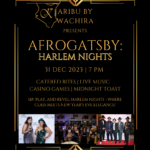 NYE Afrogatsby: Harlem Nights @ Karibu Wine Lounge