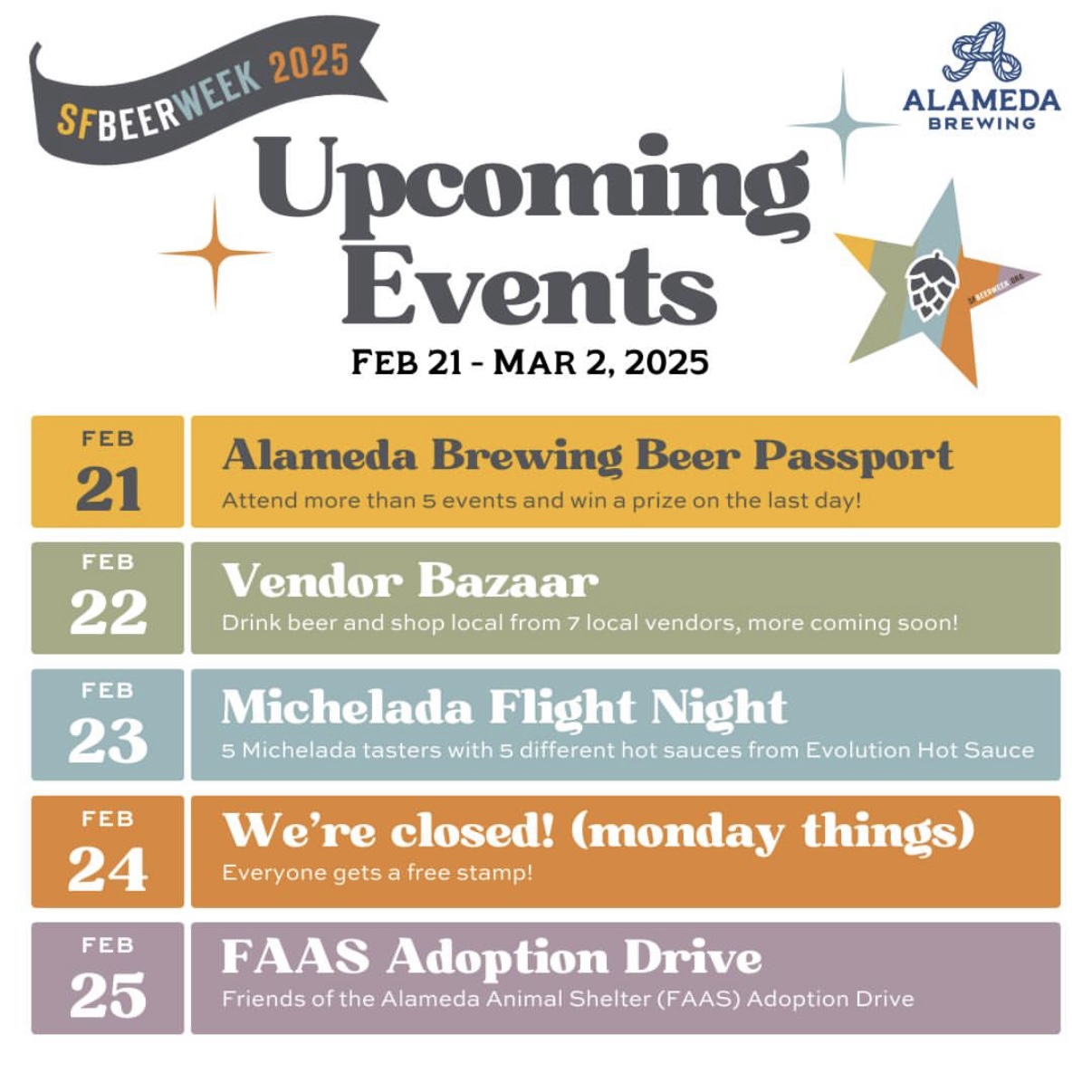 SF Beer Week: FAAS Adoption Drive @ Alameda Brewing