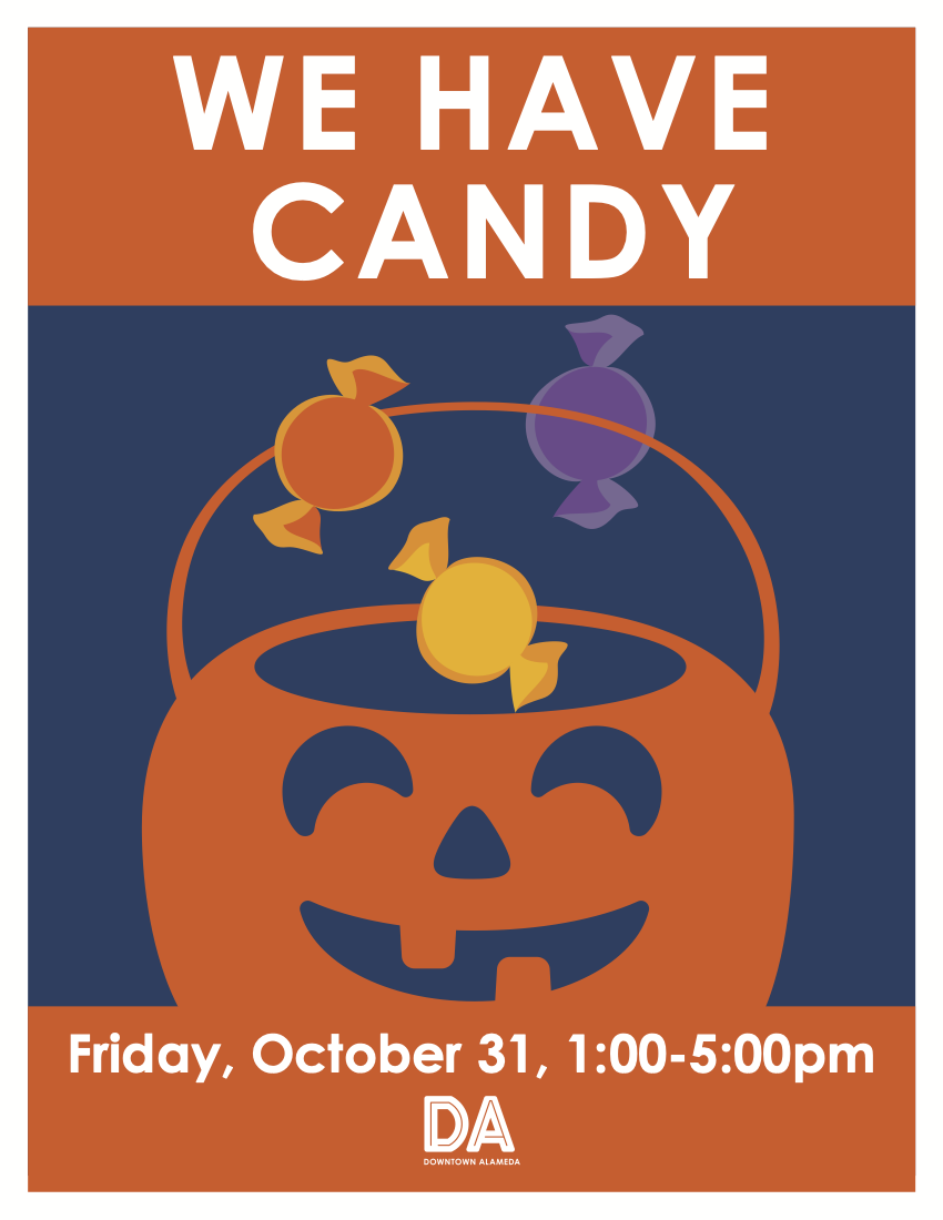 Trick-or-Treating in Downtown Alameda