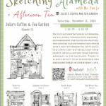 Sketching Alameda + Afternoon Tea