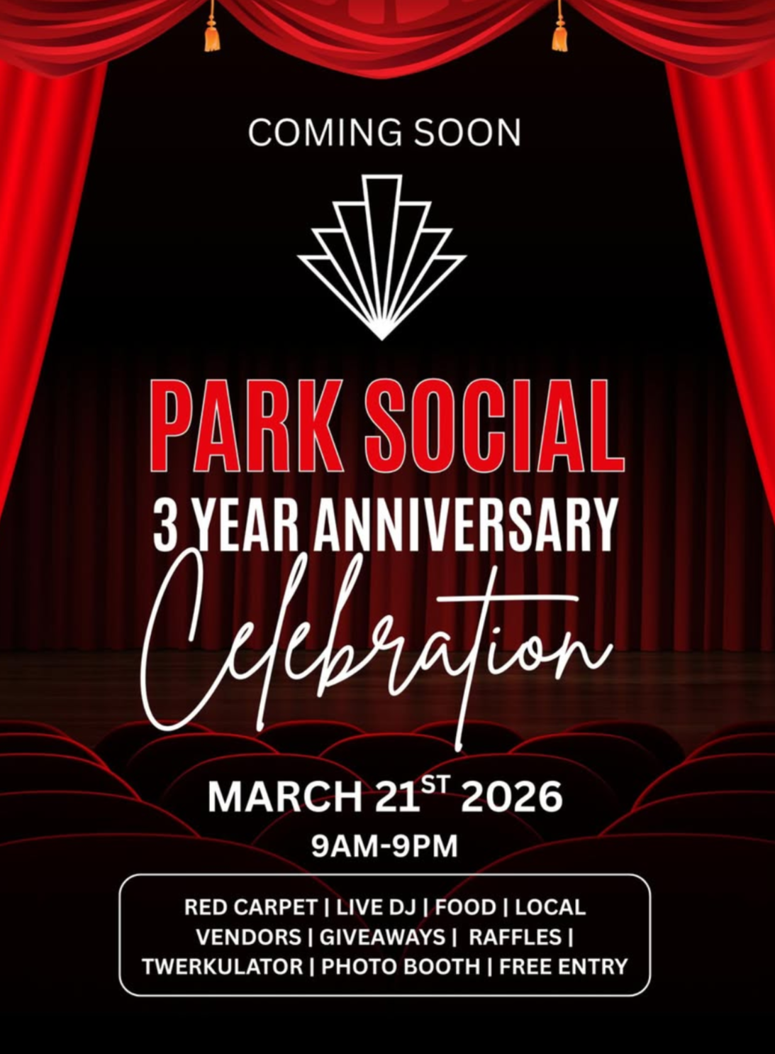 Park Social: 3 Year Anniversary Celebration